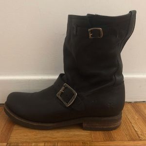 Frye Moto Buckle Boot